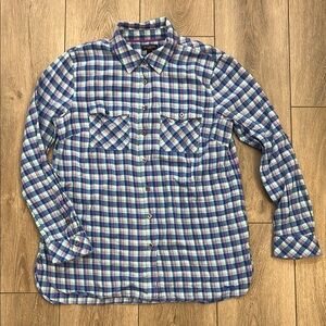 Talbots NWOT Women's Lightweight Plaid Longsleeve Button Down Shirt - Small